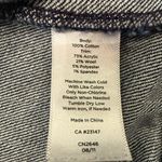 Talbots  Plus Denim Bomber Jacket Zip Front Dark Wash 18W Photo 9