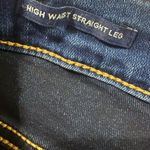 Talbots  Blue High Waist Straight Leg Jeans with Sleek Fit Photo 5