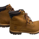 Timberland  Women’s Leather Waterproof‎ Hiking Work Boot Size 7.5 Tan Photo 0