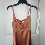 BHLDN  Cali Satin Charmeuse Midi Dress
'DESERT ROSE' Women's size 0 wedding event Photo 5