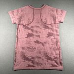 Athleta Momentum Tee Womens L Purple Camo Seamless Short Sleeve Athletic Top Photo 11