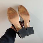 J.Crew  Layne Spanish Canvas Leather Cap Toe Heels Size 7.5 Photo 6