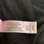 Victoria's Secret  Women's Black Adjustable Straps Onepiece Bodysuit Size 36B Photo 3