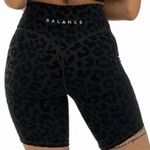 Balance Athletica Rider Short Lux Women’s Silky Biker Shorts in Panther Photo 2