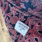 Elan Women's Black and Pink Patterned Top Photo 4