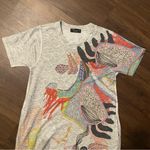 Inoah Art To Wear Lagenlook Asymmetrical Tee Shirt Dress XS Photo 4