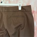 7th Avenue New York & Company Mocha Brown Twill Flare Dress Pants Size 12P Photo 7
