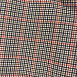 Boden 7/8 plaid orange brown pants size 6 petite Photo 1