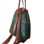 Ralph Lauren  Black Watch Medium Backpack With Adjustable Leather Straps Vintage Photo 1