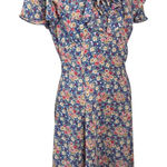 Gunne Sax  Jessica McClintock Vintage Ditsy Floral Mini Dress Sz 9/10 Photo 0