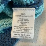 Listicle  Crochet Boho Style Cropped Tank Size Small Racerback Blue Festival Photo 5