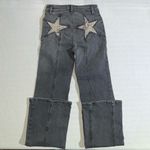 We The Free Free People Firecracker Flare Jean Size 25 Snakeskin Star Boho Photo 4