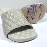 Burberry Leather Quilted Heeled Slide Sandals Plaster 39 9 NEW Photo 11