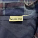 Newport News  vintage navy/purple plaid women’s blazer with pockets. Size M. Photo 7