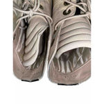 Stuart Weitzman  zipit leather hightop sneaker 9M White‎ Black Photo 6