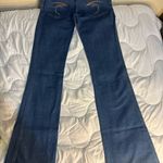 Frankie b Jeans Size 2, Inseam: 34 Inches. patchwork bootcut Blue Photo 1