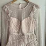 BCBGMAXAZRIA  Pleated Tulle Mini Dress in Regal Champagne Photo 3