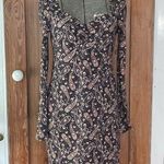 Boden Sweetheart Jersey Mini Dress in Paisley Bloom Print Photo 2
