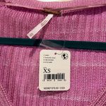 Free People  Butterfly Bush Pink Knit Cardigan x-Small‎ NWT Photo 3