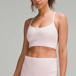 Lululemon  Flow Y Nulu Longline Bra *Light Support, A–C Cups Flush Pink Photo 0