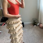 Zimmermann Zimmerman gold knit ruffle skirt. S Photo 1