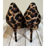 Katy Perry The Revival Pump Leopard Print Satin Stiletto Heels Size 9.5M NWB Brown Photo 3