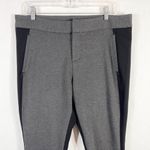 D. Jeans Sz 14 Pants Color Block Illusion Gray Black Skinny Stretch Trousers 869 Photo 2