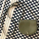 Tory Burch Olive Green Mini Saddle Bag Photo 0