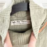 We The Free  Free People Olive Green Sleeveless Top with Orange Trim SMALL Photo 1