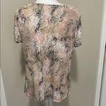 Jaclyn Smith  Collections Cowl Neck Blouse Multicolored Large Photo 1