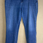 Liz Claiborne Women's Size 18 Boyfriend Skinny Jeans Blue Denim Medium Wash EUC Photo 0