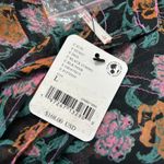 Free People NEW  See It Through Dress Black Floral Combo Flowy Maxi Large Femme Photo 5