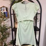 All in Favor  Mint Mini Dress with puffy sleeves size medium Photo 5