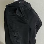 3x1 Stylish dark grey  Distressed Women Jeans Photo 5