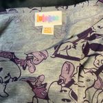 LuLaRoe  Gray & Purple all over Mickey Mouse graphics size XXS Photo 4