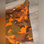 Urban Outfitters  Orange Camo Skirt Photo 2