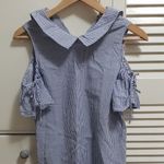 Twine & String ✨Cold Shoulder Stripped Top✨ Photo 1