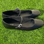 J.Crew  Elegant Black Mary Jane Flats embellished buckle Size 9 Photo 3