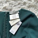 Abercrombie And Fitch O Ring Long Sleeve Mini Dress Forest Green Size XS Photo 4