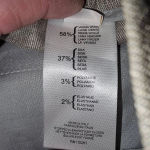 NWT Pringle Of Scotland Womens Flay Gray Curved‎ Top Solid Ankle Pants 10 Photo 4