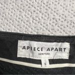 Apiece Apart  Camilla Black Trouser Pants Size 6 Pockets EUC Photo 4