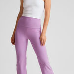 Beyond Yoga  SpaceDye Retro Crop Wide Leg Pants Yellow Size S Athletic Photo 0