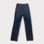 Just Black Dark Wash Distressed Boot Cut Jeans Photo 1