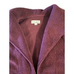 Koolaburra by Ugg  Sherpa Fleece Shawl Collar Women's Cardigan XXL Wine Burgundy Photo 2