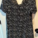 Lush Clothing Women's Lush Black White Casual Dress‎ Criss Cross Back Size Medium Photo 1