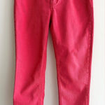 Sandro  Paris Cropped Red Denim Jeans, Size 38 (EU) / Size 8 (US) Photo 0