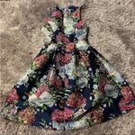 Eliza J  Floral Multicolor Jacquard Dress XS/ S Photo 8