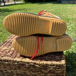 American Eagle Y2K  Duck Boots Rubber Insulated Rain Boots Tan Black Size 7 Photo 4