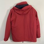 L.L.Bean Women's Red 2 In 1 Insulated Parka Hooded Jacket Size Small Photo 9