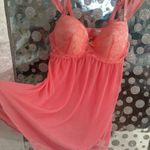 Coral Under Wire Bra Sheer Top Pink Size undefined Photo 2